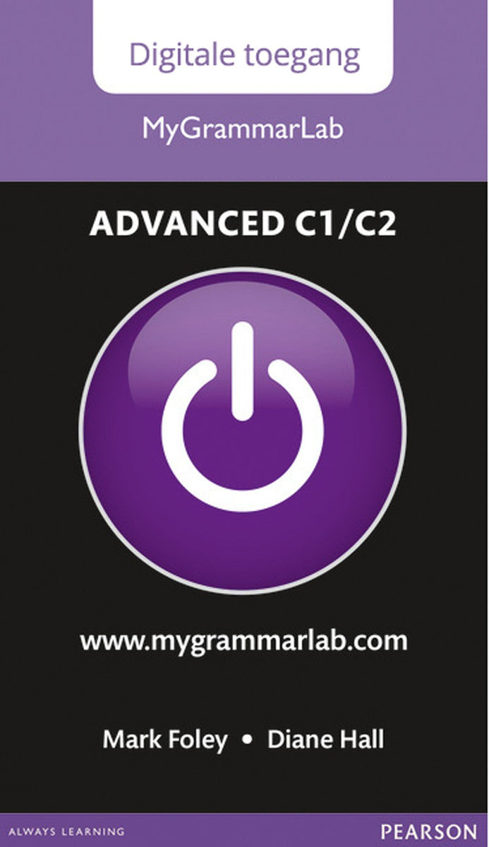 MyGrammarLab advanced with key Pearson Benelux