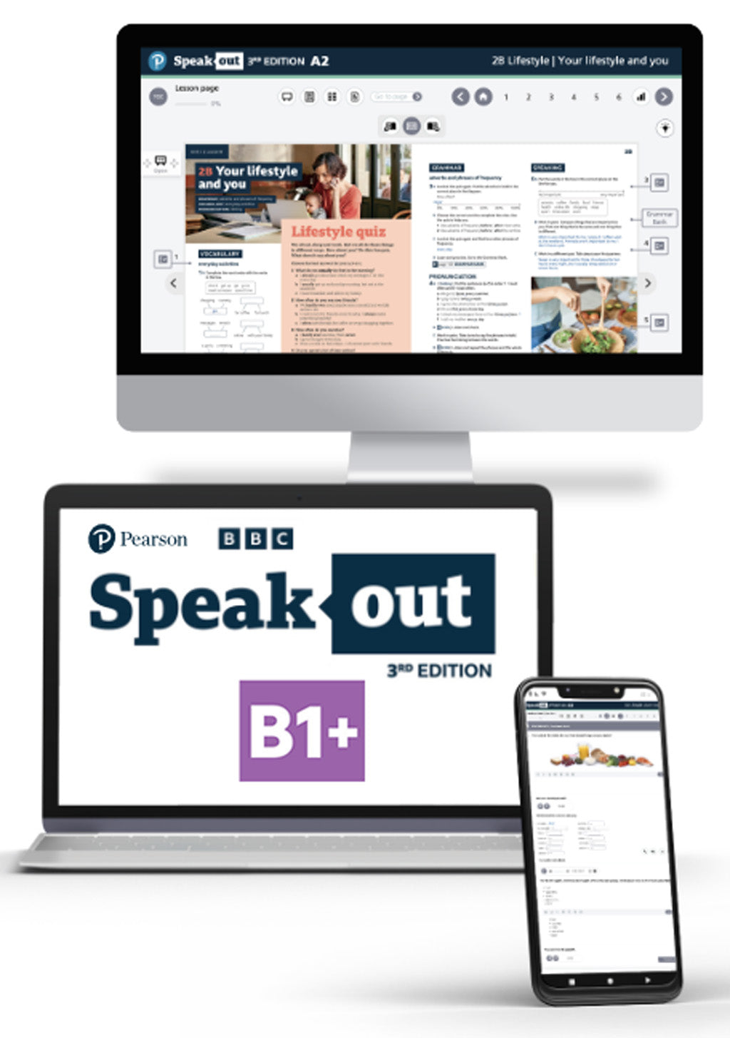 Speakout 3de editie B1+ Interactive Student's eBook + Online Practice code
