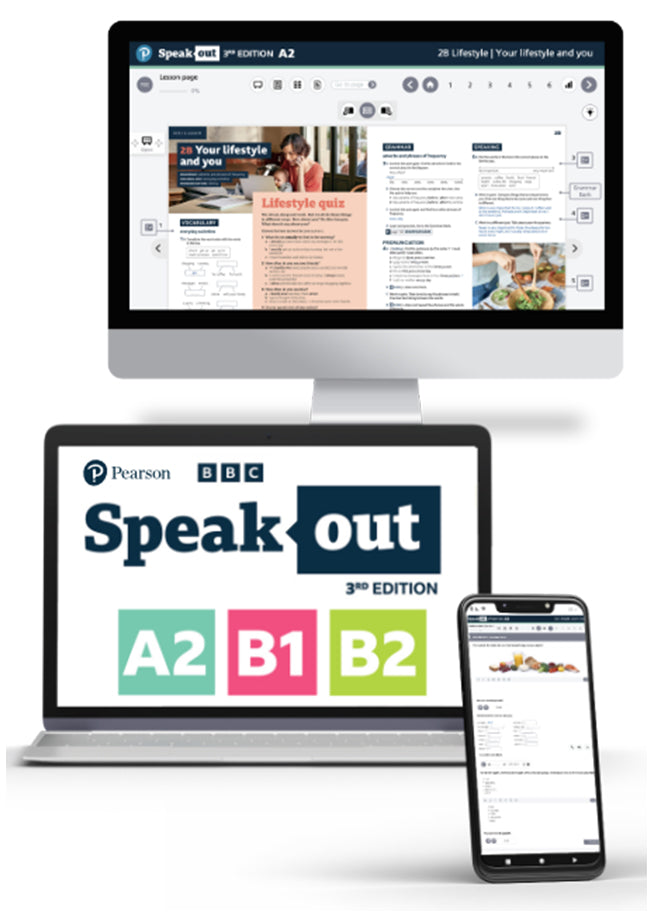 Speakout 3rd edition - A2, B1, B2 Multi-level licence, ebook + online practice 6 month licence