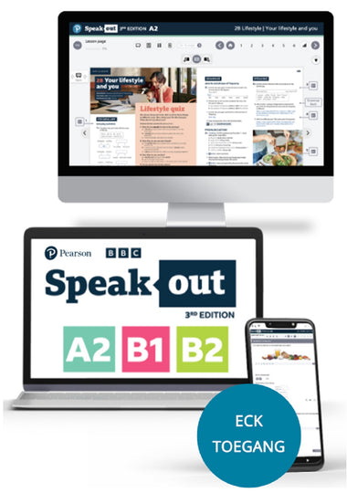 Speakout 3rd edition - A2, B1, B2 Multi-level licence, ebook + online practice 1 year licence (ECK-toegang)