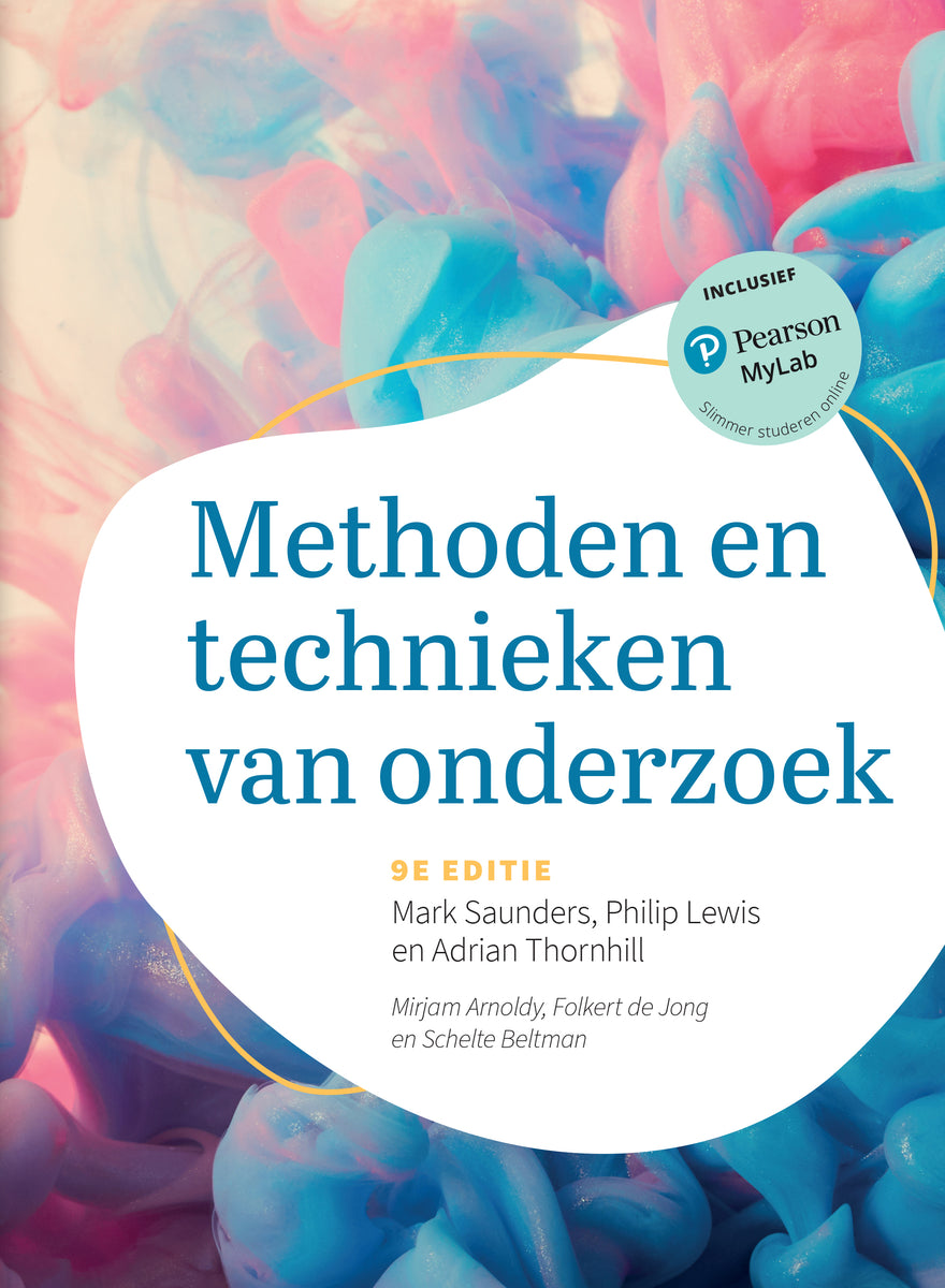 Methoden en technieken van onderzoek, 9e editie – Pearson Benelux