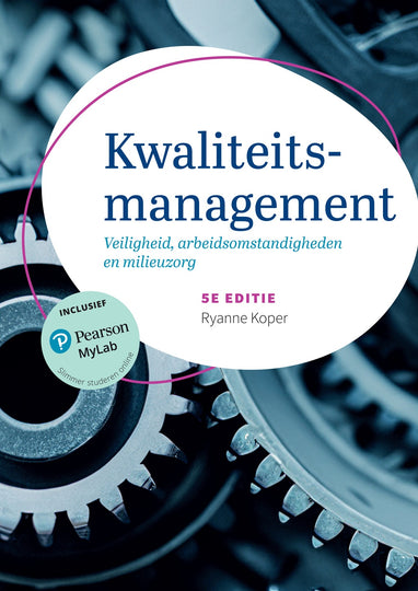 Kwaliteitsmanagement, 5e editie online code MyLab NL