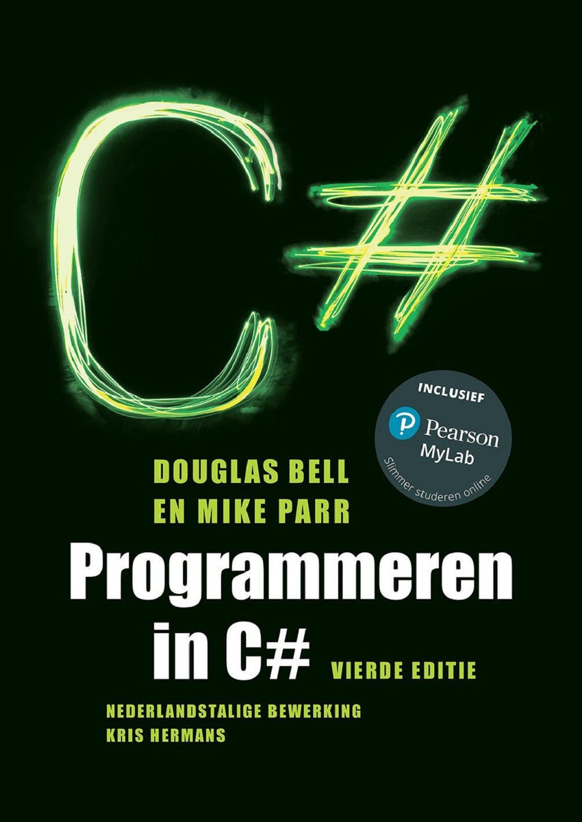 Programmeren in C#, 4e editie – Pearson Benelux